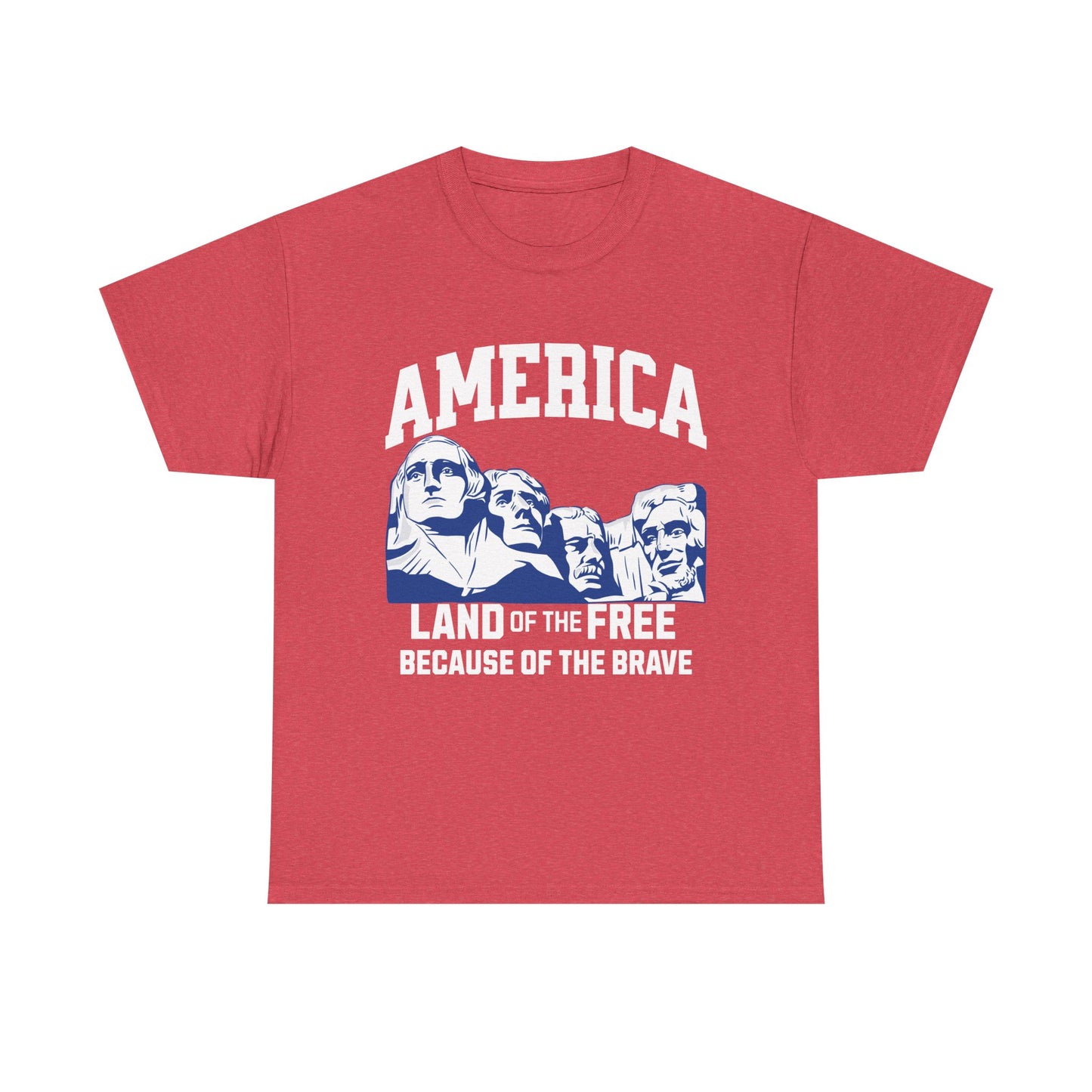 America Land of the Free Unisex Heavy Cotton Tee