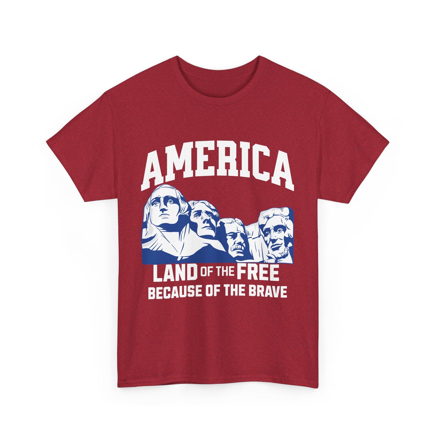 America Land of the Free Unisex Heavy Cotton Tee