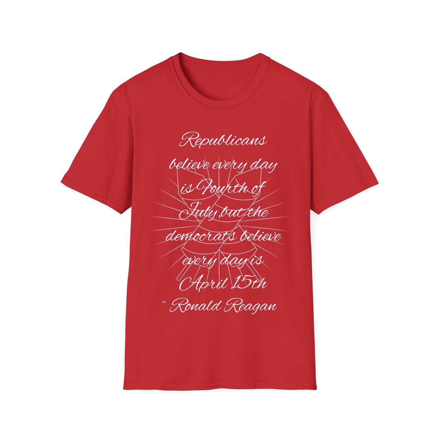 Ronald Reagan quote Unisex Softstyle T-Shirt