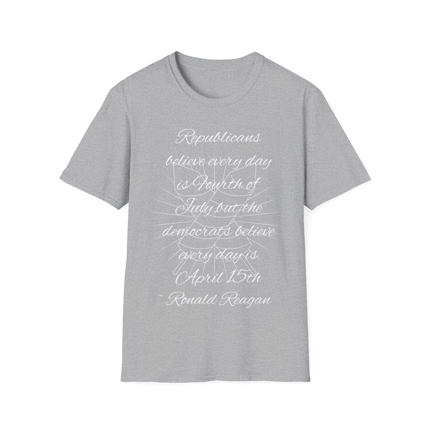 Ronald Reagan quote Unisex Softstyle T-Shirt