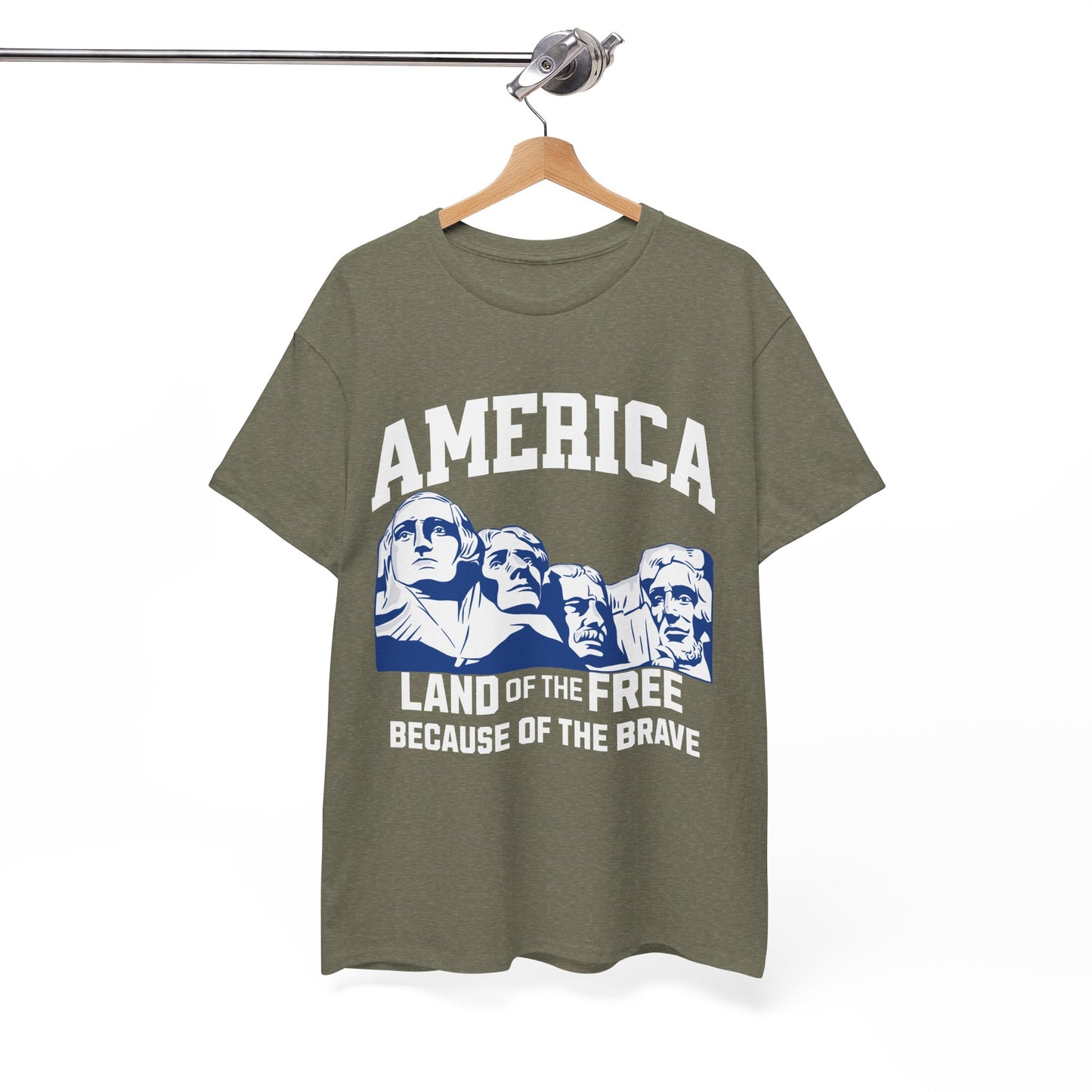 America Land of the Free Unisex Heavy Cotton Tee