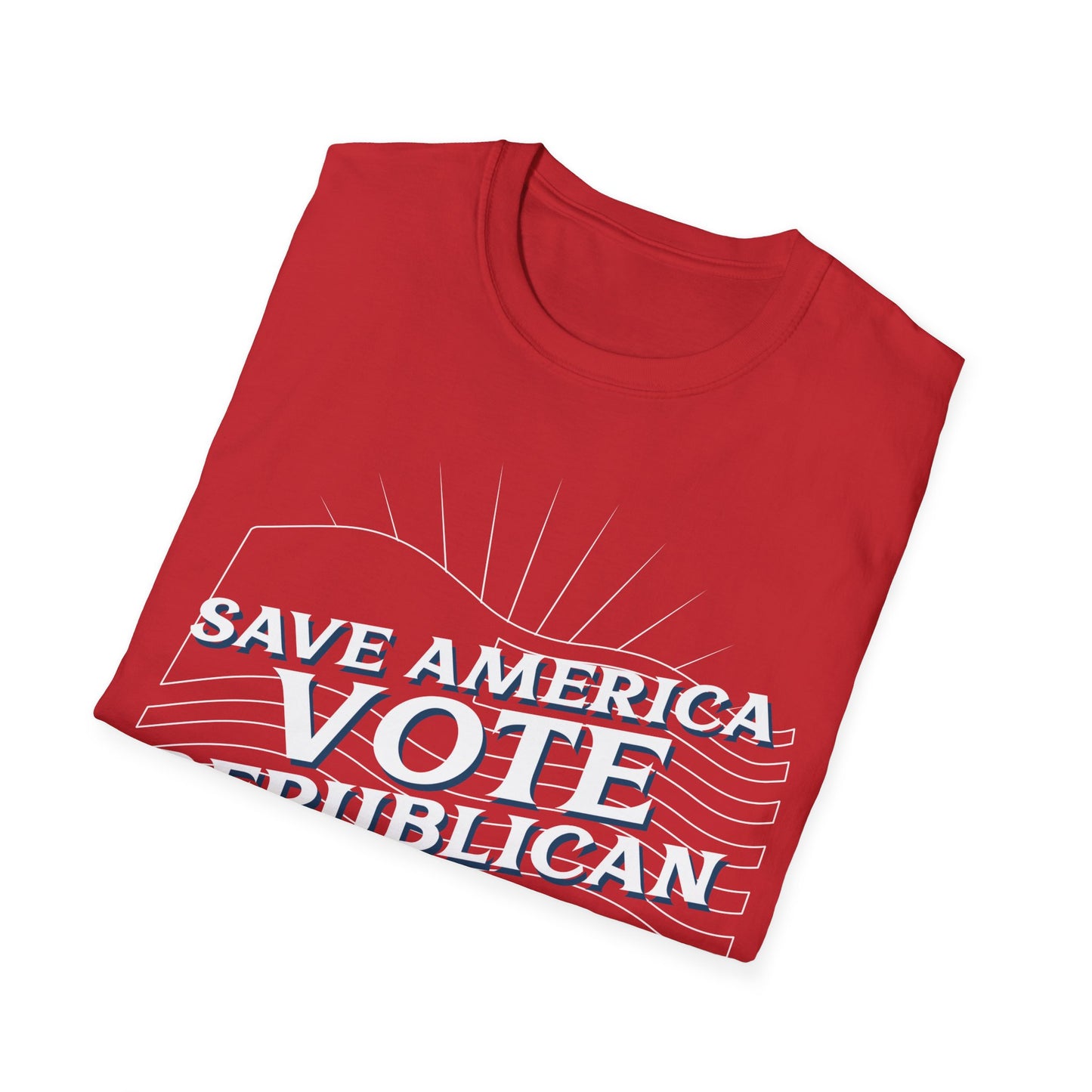 SAVE AMERICA VOTE REPUBLICAN Unisex Softstyle T-Shirt