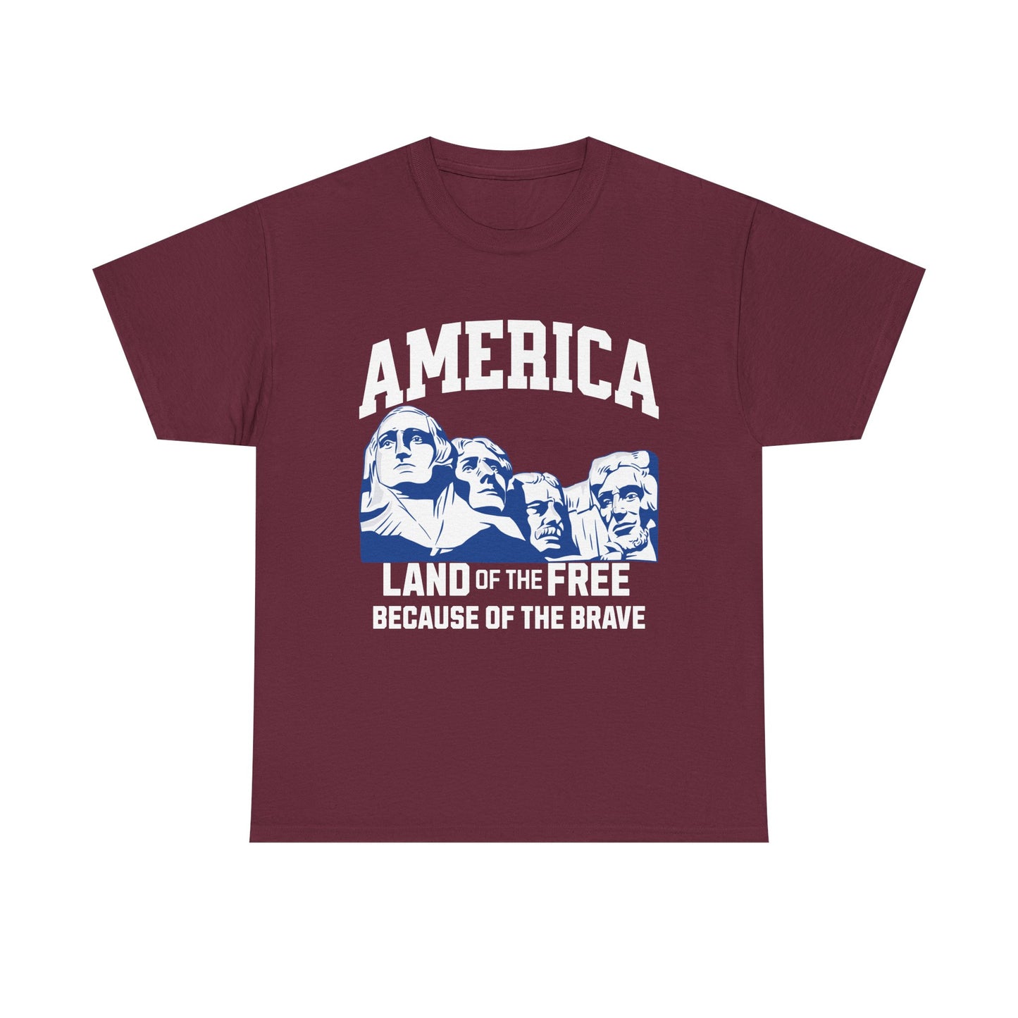 America Land of the Free Unisex Heavy Cotton Tee