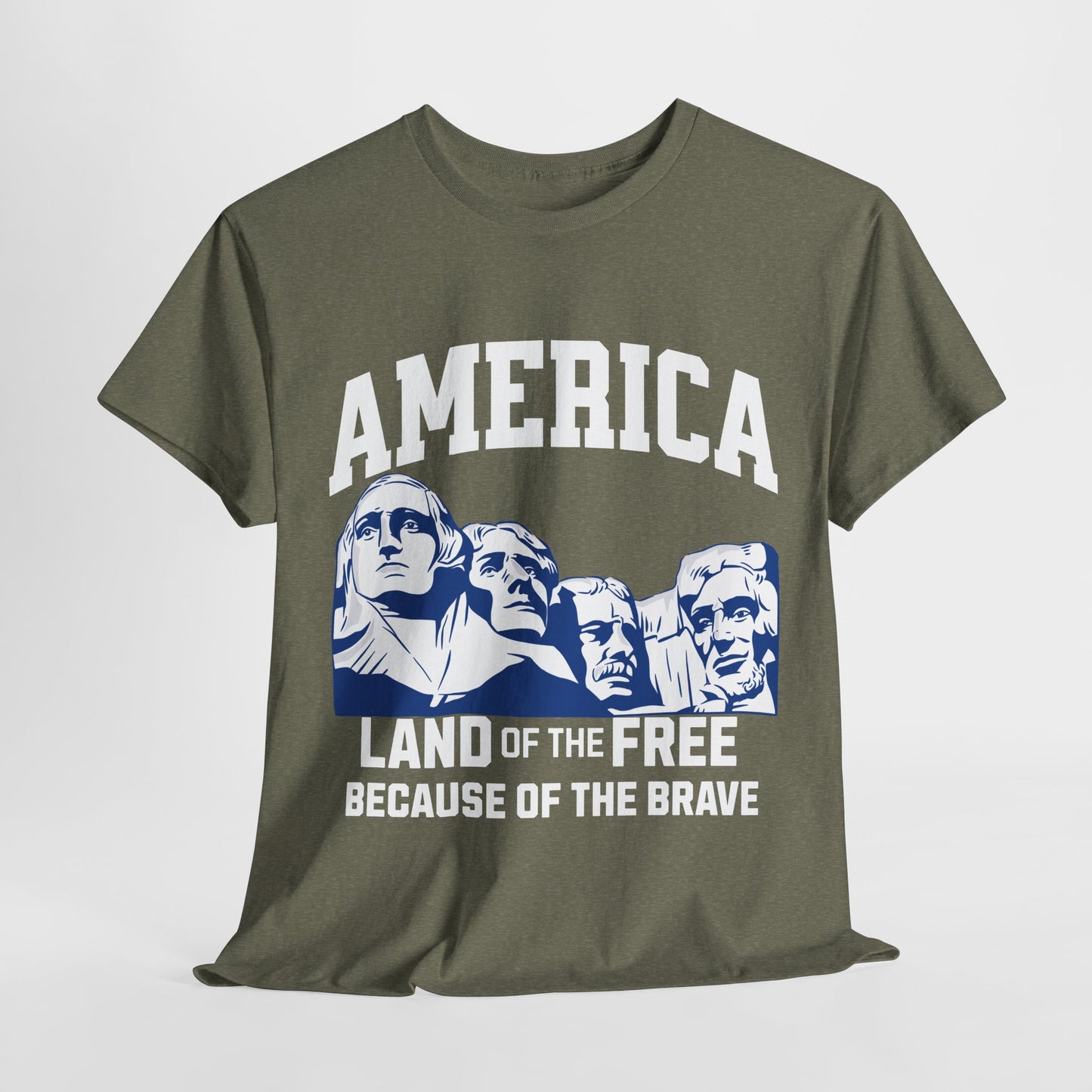 America Land of the Free Unisex Heavy Cotton Tee