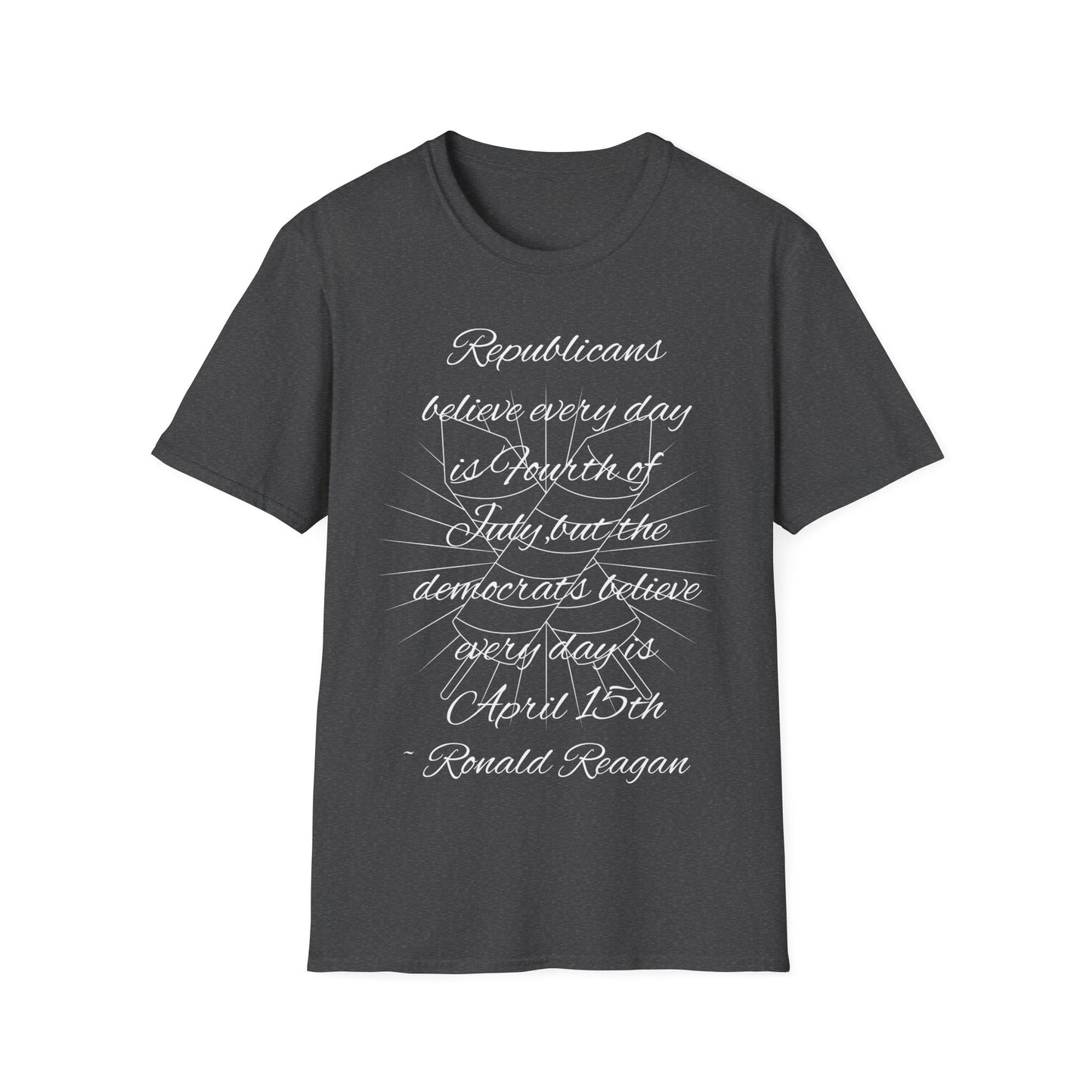 Ronald Reagan quote Unisex Softstyle T-Shirt