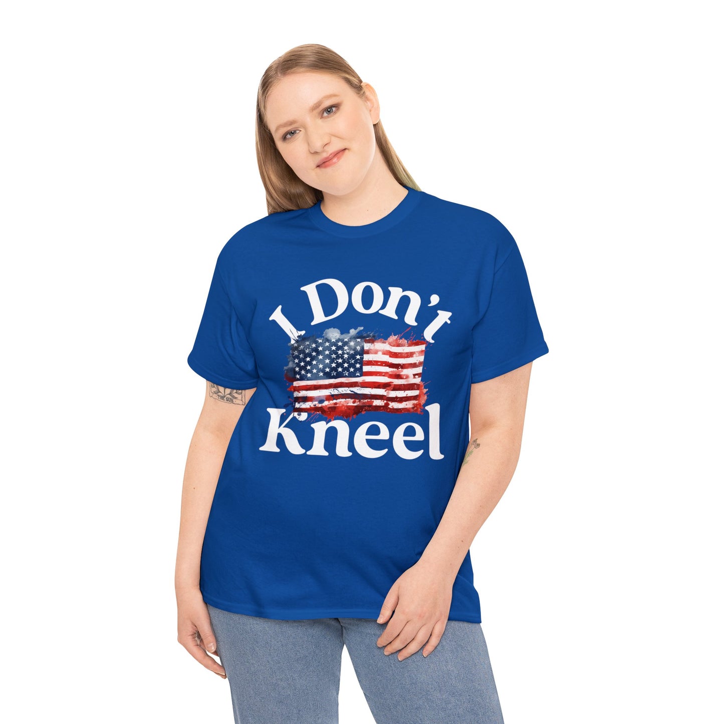 I Don't Kneel Unisex Heavy Cotton Tee